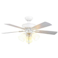 Hampton Bay 68142 Vaurgas 44 in. LED Matte White Ceiling Fan - Product image 1