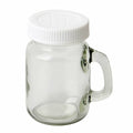 Mainstays Kitchen Storage Mini 4 oz Glass Salt Pepper Shaker with Plastic Screw Lid, Size: 7X7X8CM