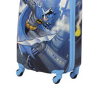 DC Comics Batman 21 in Kids Rolling Luggage, Hardshell Carry on Suitcase with Wheels, Blue