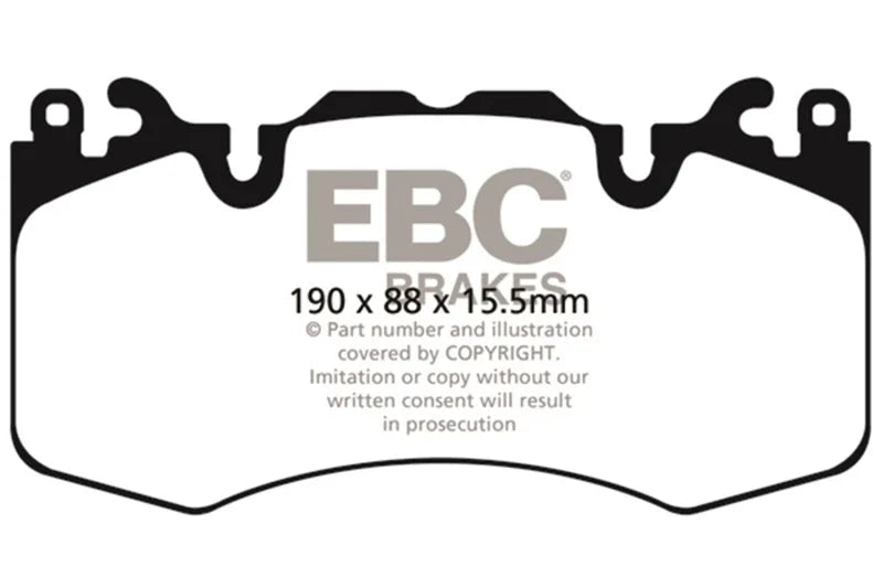 EBC 13+ Land Rover Range Rover 3.0 Supercharged Yellowstuff Front Brake Pads