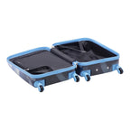 DC Comics Batman 21 in Kids Rolling Luggage, Hardshell Carry on Suitcase with Wheels, Blue