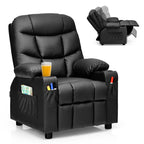Kids Recliner Chair PU Leather Adjustable Lounge Sofa with Cup Holder, 3 Pockets & Retractable Footrest - Product image 25