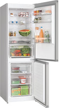 KGN367LDF- Series 4, Freestanding combined refrigerator, 186 x 60 cm, Stainless steel