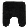 Mainstays Basic Black Polyester 20" x 22" Contour Bath Rug - Product image 1
