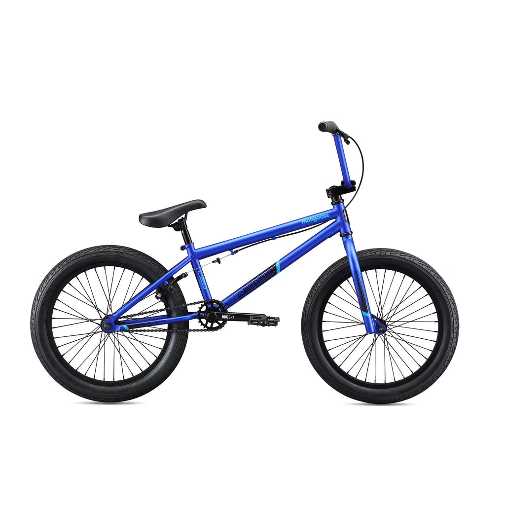 Mongoose Legion L20 Freestyle BMX Bike, 20 - in Wheel, Ages 8 and up, Blue - Product image 1
