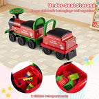 6V 2-Seater Ride On Train with Detachable Carriage, Under-Seat Storage, Whistle & Flashing LED Lights - Product image 18
