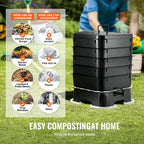 VEVOR 5 - Tray Worm Composter, 50 L Worm Compost Bin Outdoor and Indoor, Sustainable Design Worm Farm Kit - Product image 6