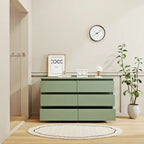 Kadyn Modern 6 Drawer Dresser Wood Cabinet, Dresser for Bedroom, Kitchen Storage Cabinet with Drawers - Product image 65