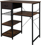 Microwave Stand 4-Tiers Kitchen Storage Fit Mini Fridge Baker¡ ̄s Rack Shelving Utility Coffee Bar with Big - Product image 1