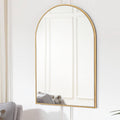 Home Decorators Collection Medium Arched Gold Classic Accent Mirror (35 in. H x 24 in. W) - Product image 1