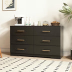 Kadyn Modern 6 Drawer Dresser Wood Cabinet, Dresser for Bedroom, Kitchen Storage Cabinet with Drawers - Product image 19