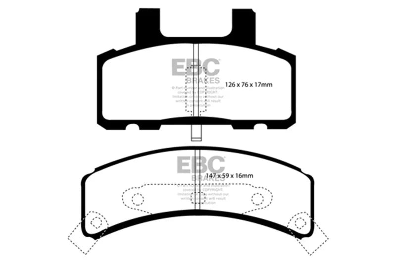 EBC - Front Greenstuff Pad PN DP61273