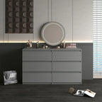 Kadyn Modern 6 Drawer Dresser Wood Cabinet, Dresser for Bedroom, Kitchen Storage Cabinet with Drawers - Product image 48