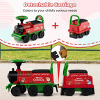 6V 2-Seater Ride On Train with Detachable Carriage, Under-Seat Storage, Whistle & Flashing LED Lights - Product image 16
