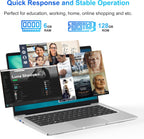 Laptop 14 1" inch laptop 6 GB RAM 128 GB SSD N4000 Celeron Dual-Core Wi-Fi Bluetooth 2 4/5 0G 1366 * 768 IPS Fanless design Includes Membrane Keyboard Mouse.