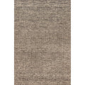 Arvin Olano x RugsUSA - Melrose Checked Wool Area Rug Brown 6' x 9'
