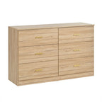 Kadyn Modern 6 Drawer Dresser Wood Cabinet, Dresser for Bedroom, Kitchen Storage Cabinet with Drawers - Product image 40