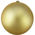 Northlight Vegas Gold Shatterproof Matte Christmas Ball Ornament 6 inch (150mm) - Product image 1