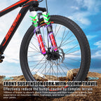 26" MTB Mountain Bike, Hardtail Bicycle for Mens Womens, Suspension Fork and Dual Disc Brake, 17" Frame - Product image 3