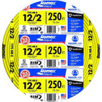 250 Ft. 12/2 Solid Romex Simpull CU NM - B W/G Wire - Product image 1