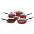 Cuisinart Advantage 11-Piece Nonstick Aluminum Cookware Set, Red - Product image 1