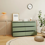 Kadyn Modern 6 Drawer Dresser Wood Cabinet, Dresser for Bedroom, Kitchen Storage Cabinet with Drawers - Product image 64