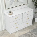 Kadyn Modern 6 Drawer Dresser Wood Cabinet, Dresser for Bedroom, Kitchen Storage Cabinet with Drawers - Product image 55