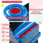 6V 2-Seater Ride On Train with Detachable Carriage, Under-Seat Storage, Whistle & Flashing LED Lights - Product image 30
