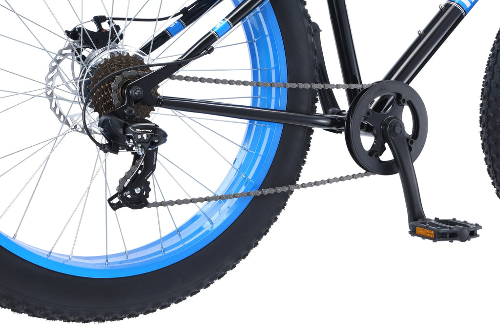Mongoose 26" Dolomite Mens Fat Tire Bike, 7 Speeds, Black - Product image 3