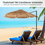 Tangkula 9.5ft Tiki Patio Umbrella with Base Included - Product image 9