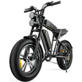 1000W Electric Bike for Adults, Retro-Style, 28mph, 94 Miles Range, 20x4.0 Fat Tires, Full Suspension - Product image 1