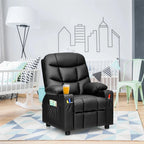 Kids Recliner Chair PU Leather Adjustable Lounge Sofa with Cup Holder, 3 Pockets & Retractable Footrest - Product image 27