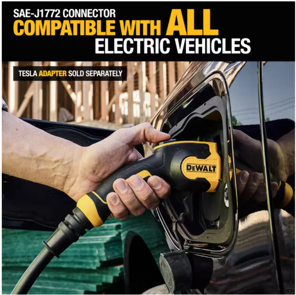 DEWALT Level - 2 Portable Electric Vehicle EV Charger up to 16 Amps, 120 - 240 - Volt AC 3.8 KW, 25 Ft - Product image 3