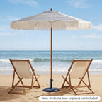 Tangkula 7Ft Patio Umbrella with Fringe for Deck Backyard Poolside - Product image 8