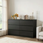 Kadyn Modern 6 Drawer Dresser Wood Cabinet, Dresser for Bedroom, Kitchen Storage Cabinet with Drawers - Product image 12