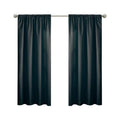 Eclipse Draft Stopper Window Curtain Panel, Size: 42 x 63, Black - Product image 1