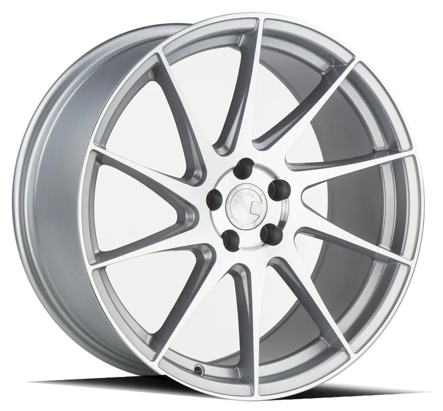 Aodhan AH09 18" 5x108 (Driver Side) Gloss Silver Machined Face