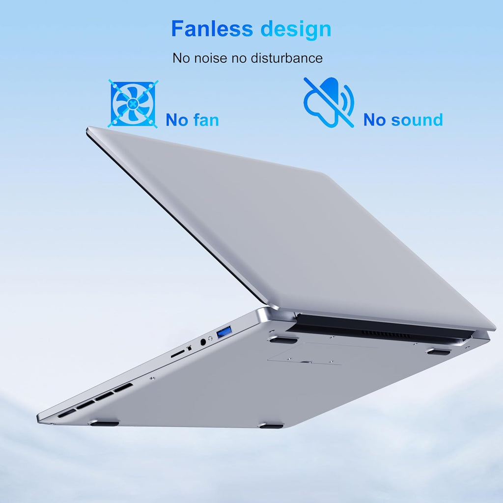 Laptop 14 1" inch laptop 6 GB RAM 128 GB SSD N4000 Celeron Dual-Core Wi-Fi Bluetooth 2 4/5 0G 1366 * 768 IPS Fanless design Includes Membrane Keyboard Mouse.