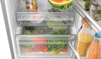 KGN367LDF- Series 4, Freestanding combined refrigerator, 186 x 60 cm, Stainless steel