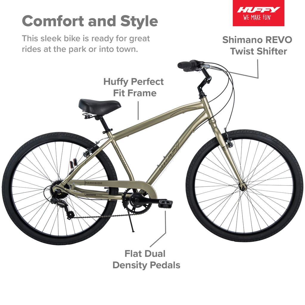 27.5" Parkside SE Men'S Comfort Bike with Perfect Fit Frame, Green Sage - Product image 2