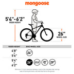 Mongoose 26" Dolomite Mens Fat Tire Bike, 7 Speeds, Black - Product image 4