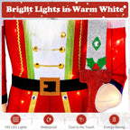 Tangkula 5 FT Christmas Lighted Nutcracker with Glitter Sword - Product image 9