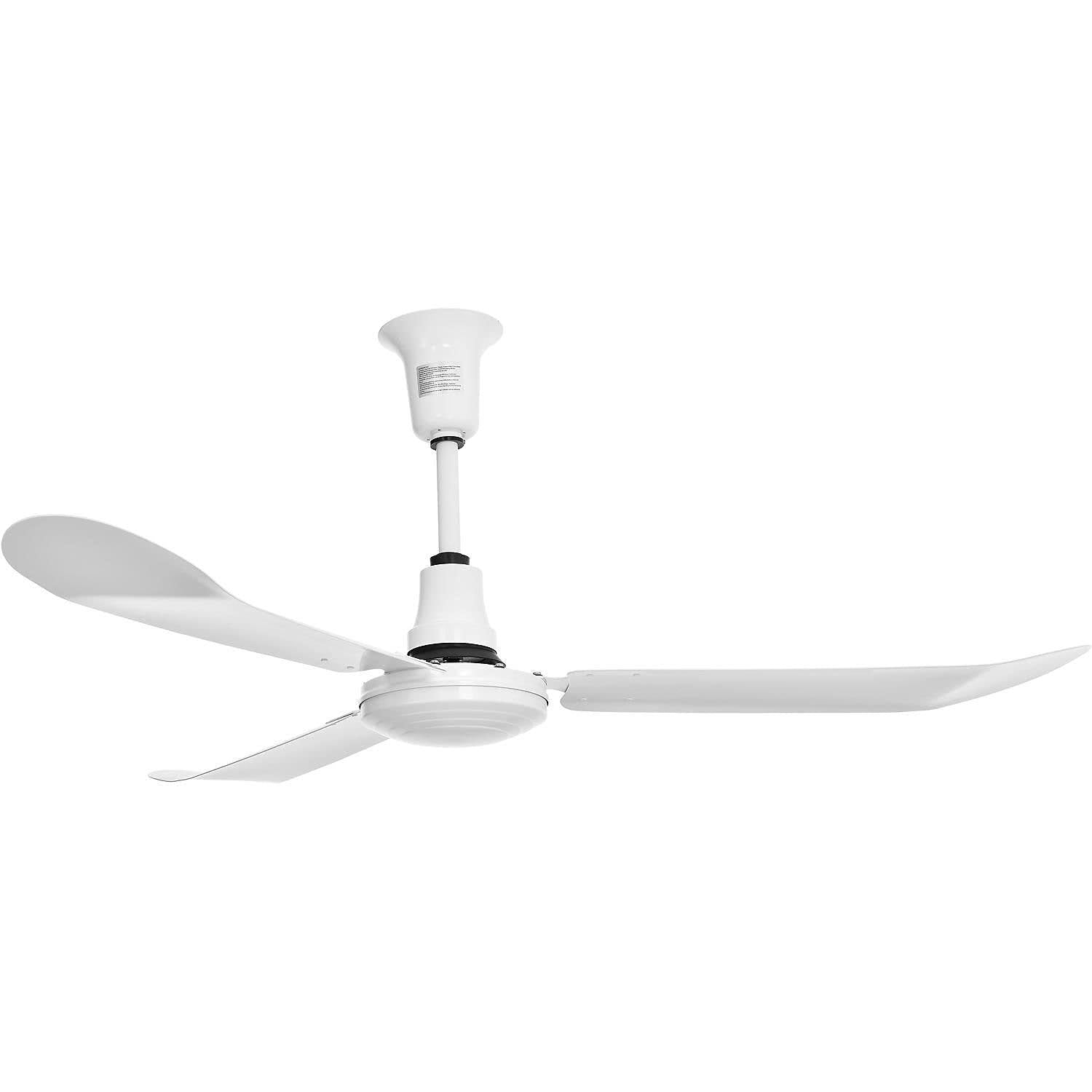 60" Industrial Outdoor Ceiling Fan - White - 4 Speed - 8000 CFM - 120V - Product image 1