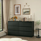 Kadyn Modern 6 Drawer Dresser Wood Cabinet, Dresser for Bedroom, Kitchen Storage Cabinet with Drawers - Product image 20