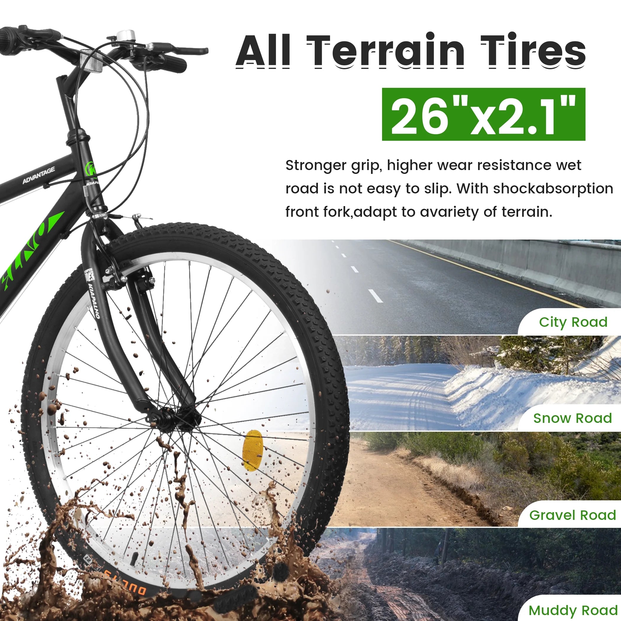Aukfa 26" Mountain Bike for Men and Women, 21 - Speed High - Performance All - Product image 4