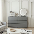 Kadyn Modern 6 Drawer Dresser Wood Cabinet, Dresser for Bedroom, Kitchen Storage Cabinet with Drawers - Product image 53