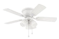 Harbor Breeze Centreville 42-in White Indoor Flush Mount Ceiling Fan with Light 40687 - Product image 1
