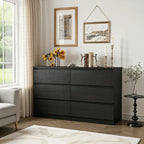 Kadyn Modern 6 Drawer Dresser Wood Cabinet, Dresser for Bedroom, Kitchen Storage Cabinet with Drawers - Product image 16
