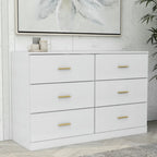 Kadyn Modern 6 Drawer Dresser Wood Cabinet, Dresser for Bedroom, Kitchen Storage Cabinet with Drawers - Product image 54