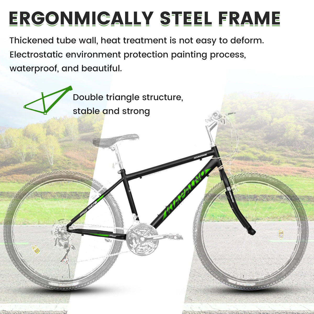 Aukfa 26" Mountain Bike for Men and Women, 21 - Speed High - Performance All - Product image 13